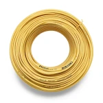 سلك كهرباء مفرد 25 mm2 450/750 فولت موصل نحاس مجدول عزل PVC مقاوم للحرارة لون أصفر | شركة الفنار