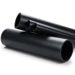 HDPE Plastic Pipe 12.5 Bar Pressure PE 100 Outer Diameter 225 mm SDR 33 Black
