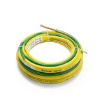 سلك كهربائي مجدول 300 ملم2 450/750 فولت موصل نحاس عزل PVC مقاوم للحرارة، أصفر/أخضر | شركة الفنار