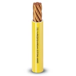 سلك كهرباء مفرد 25 mm2 450/750 فولت موصل نحاس مجدول عزل PVC مقاوم للحرارة لون أصفر | شركة الفنار