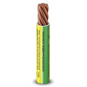 Electrical Wire 500 mm2 450/750V Copper Conductor Heat Resistant PVC Insulation, Yellow/Green | Al Fanar