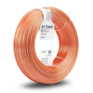 Stranded Copper Wire 6 mm2 450/750V, Heat Resistant PVC Insulation, 100 Yards Coil | Al Fanar
