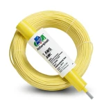 لفة سلك نحاس مجدول 1 AWG مطلي بالقصدير، عزل PVC 105°C، اصفر، 600 فولت، 500 قدم | شركة كابلات الشرقية للصناعة
