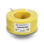 سلك نحاس مجدول 10 AWG مطلي بالقصدير عزل PVC 105°C اصفر 600 فولت 2500 قدم | شركة كابلات الشرقية للصناعة