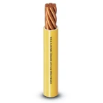 سلك كهرباء مفرد 150mm2 450/750 فولت، موصل نحاس مجدول، عزل PVC مقاوم للحرارة، لون أصفر | شركة الفنار