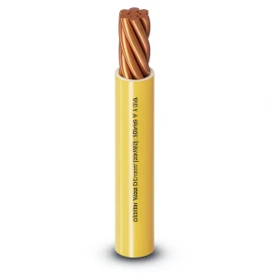 سلك كهرباء مفرد 150mm2 450/750 فولت، موصل نحاس مجدول، عزل PVC مقاوم للحرارة، لون أصفر | شركة الفنار