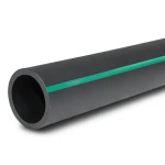 أنابيب بلاستيك HDPE ضغط 3.9 بار PE 63 قطر خارجي 630 مم SDR 21 لون أسود