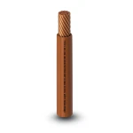 كابل نحاس THHN/THWN معزول PVC 105 درجة مئوية مقاس 13.3 مم² قطر 6.4 مم 600 فولت طول 500 قدم بني | شركة الفنار