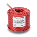 سلك امريكي 14 AWG نحاس مجدول معزول PVC 105°C أحمر 600 فولت 2500 قدم | شركة كابلات الشرقية للصناعة