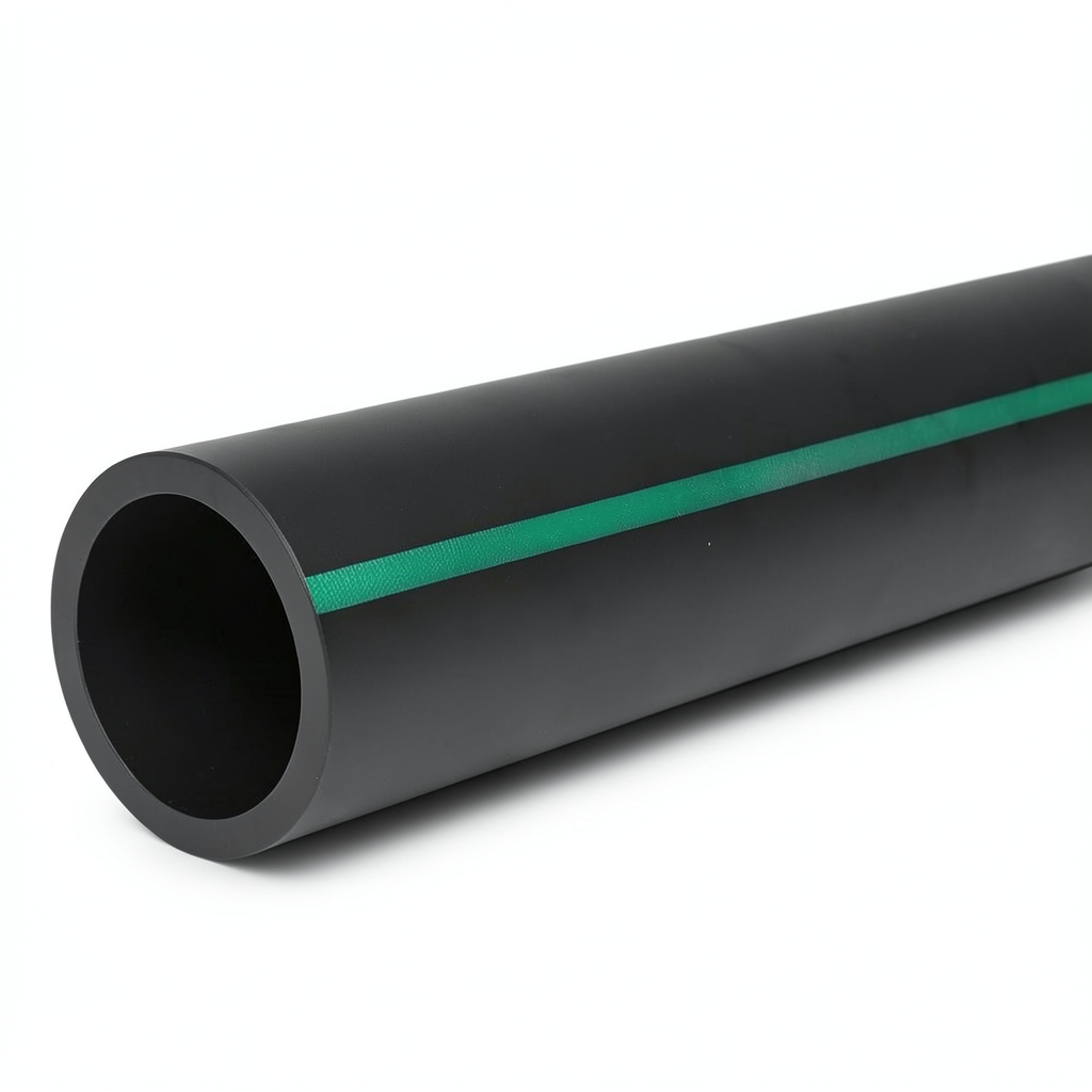 أنابيب HDPE ضغط 3.9 بار PE 63 قطر خارجي 500 مم SDR 21 لون أسود