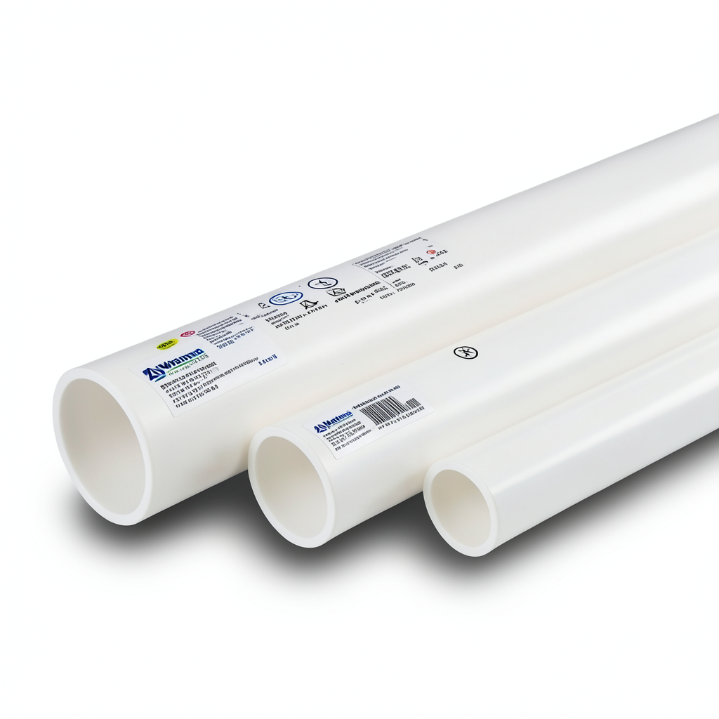 مواسير UPVC مقاس 6 إنش ضغط 17.2 بار سمك 9.91 مم لون أبيض | بلاستيك الوطنية
