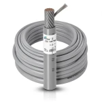 كابل نحاس THHN/THWN مقاس 2.08 مم² قطر 2.9 مم 600 فولت طول 500 قدم عزل PVC رمادي | شركة الفنار