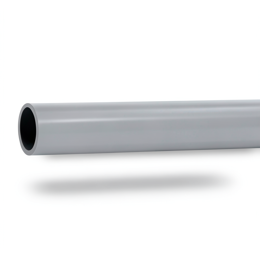 UPVC Pipes Nominal Pressure 6 Bar Size 160 mm Gray Color