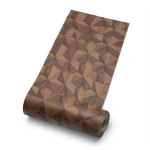 Dutch Geometric Wallpaper Size 10m x 0.53m, Brown Color, Model 218416