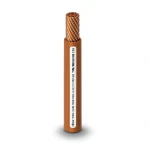 كابل نحاس THHN/THWN معزول PVC 105°C مقاس 0.82 مم² قطر 2.7 مم 600 فولت طول 2500 قدم بني | شركة الفنار