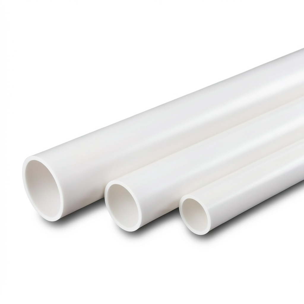 مواسير UPVC سمك 2.97 مم SDR 41 مقاس 4 إنش لون أبيض