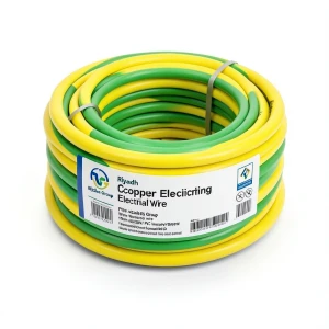 Flexible Copper Earthing Electrical Wire 10mm 450/750V PVC Insulation Yellow/Green | Riyadh Cables Group