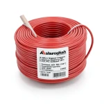 سلك كهرباء امريكي 10 AWG نحاس مجدول معزول PVC 105°C أحمر 600 فولت 2500 قدم | شركة كابلات الشرقية للصناعة