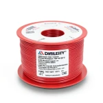 سلك كهربائي نحاس مجدول 8 AWG عزل PVC 105°C أحمر 600 فولت طول 500 قدم | شركة كابلات الشرقية للصناعة