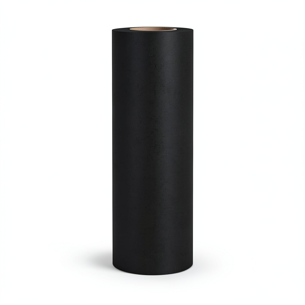 Dutch Plain Wallpaper 10m x 0.53m Black, Model 218461