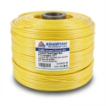 سلك نحاس مجدول 3 AWG مطلي بالقصدير، عزل PVC 105°C، اصفر، 600 فولت، 500 قدم | شركة كابلات الشرقية للصناعة
