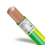 سلك تأريض نحاس مرن 120 مل 450/750 فولت عزل PVC أخضر/أصفر | مجموعة كابلات الرياض