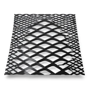 Hot Rolled Black Steel Expanded Metal Mesh Thickness 2.7 mm Width 1.22 m Length 6 m