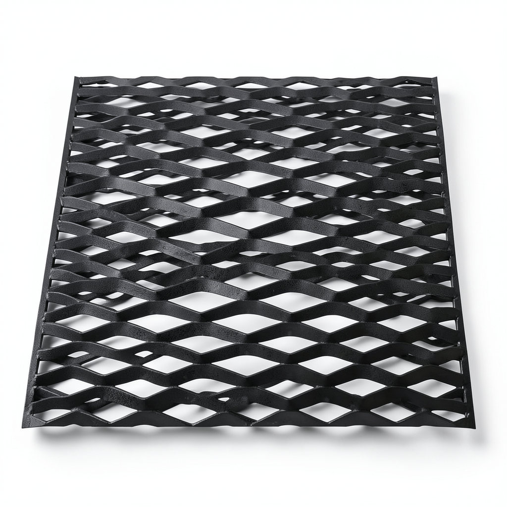 Hot Rolled Black Steel Expanded Metal Mesh Thickness 3 mm Width 1.22 m Length 1 m