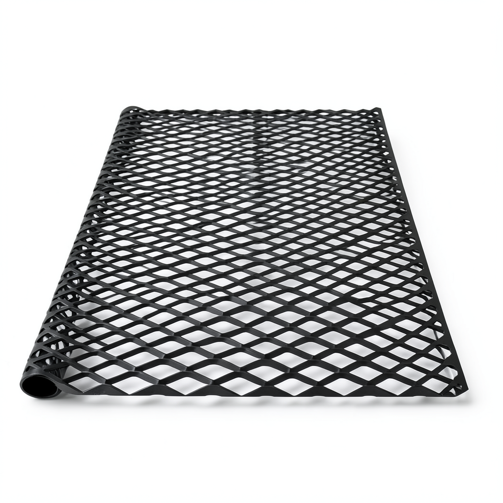 Hot Rolled Black Steel Expanded Metal Mesh Thickness 2.8 mm Width 1.22 m Length 2 m