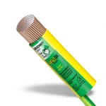 سلك تأريض نحاس مرن 70mm2 450/750V عزل PVC أخضر/أصفر | مجموعة كابلات الرياض