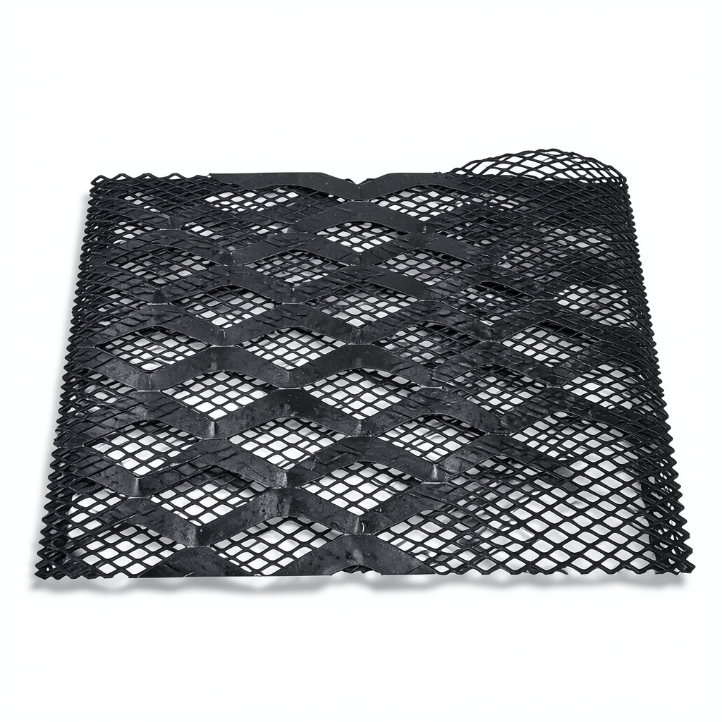 Hot Rolled Black Steel Expanded Metal Mesh Thickness 3 mm Width 1.22 m Length 4 m