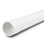 أنابيب UPVC كلاس 3 مقاس 90 mm سماكة 3.2 mm لون أبيض