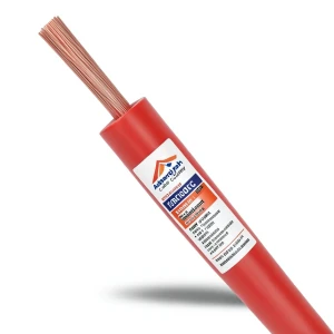 سلك كهرباء امريكي 16 AWG نحاس مجدول عزل PVC 105°C، أحمر، 600 فولت، طول 2500 قدم | شركة كابلات الشرقية للصناعة