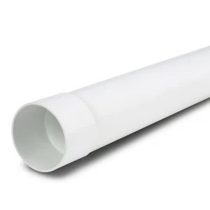أنابيب UPVC كلاس 3 مقاس 160 mm سماكة 5.4 mm لون أبيض