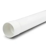 مواسير UPVC ضغط 6 بار مقاس 225 ملم سماكة 7.5 ملم لون أبيض