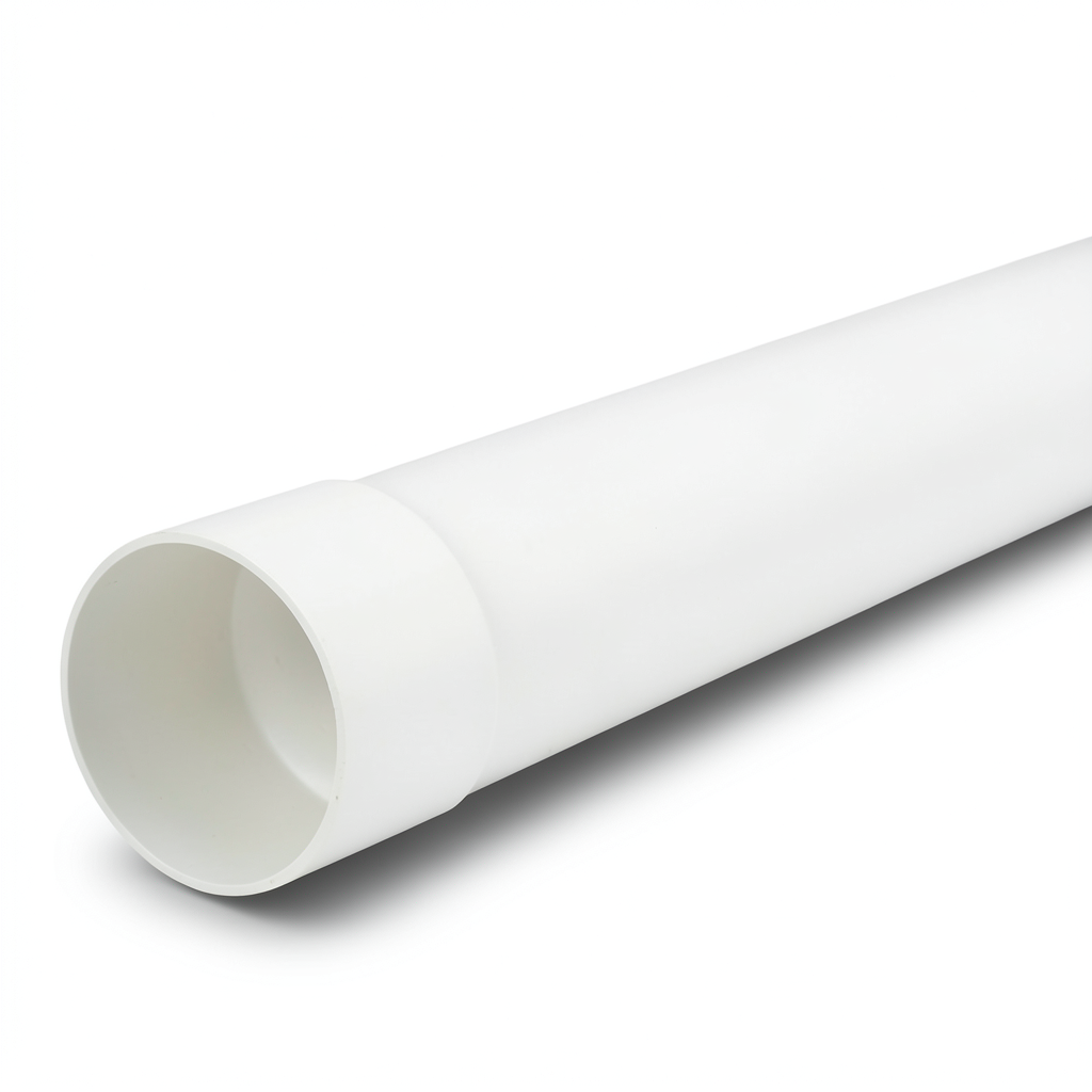 UPVC Pipe PN 6 Bar Size 225 mm Thickness 7.5 mm White Color