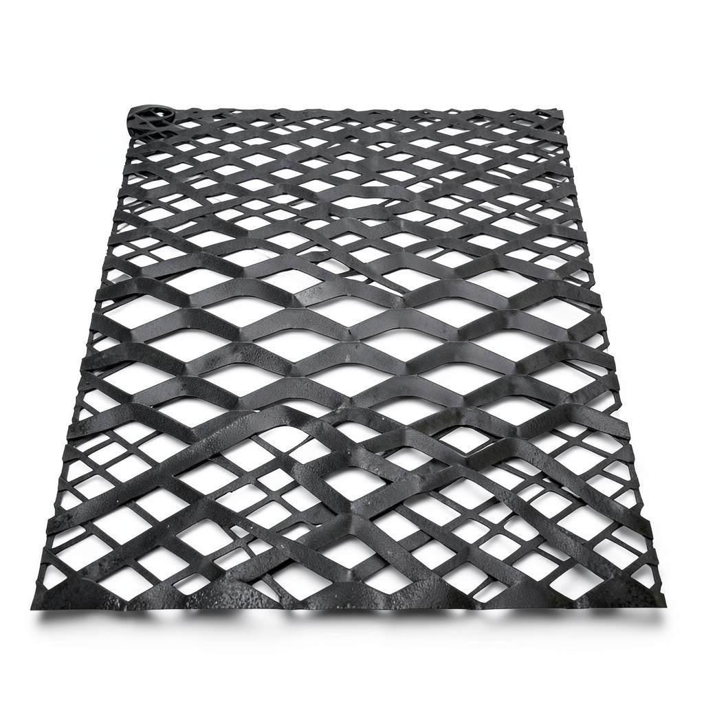 Hot Rolled Black Steel Expanded Metal Mesh Thickness 2.8 mm Width 1.22 m Length 5 m