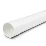 أنابيب بلاستيك UPVC ضغط 6 بار مقاس 250 مم سماكة 8.3 مم لون أبيض