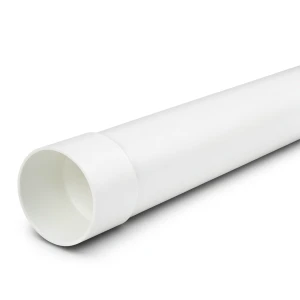 UPVC Plastic Pipe PN 6 Bar Size 250 mm Thickness 8.3 mm White Color