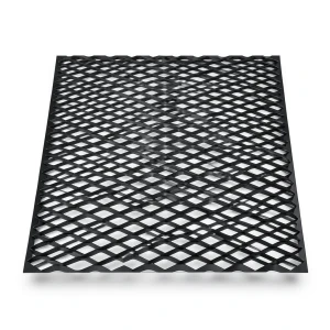 Hot Rolled Black Steel Expanded Metal Mesh Thickness 3 mm Width 1.22 m Length 7 m