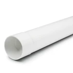 مواسير بلاستيك UPVC كلاس 4 مقاس 32 مم سمك 2.0 مم لون أبيض