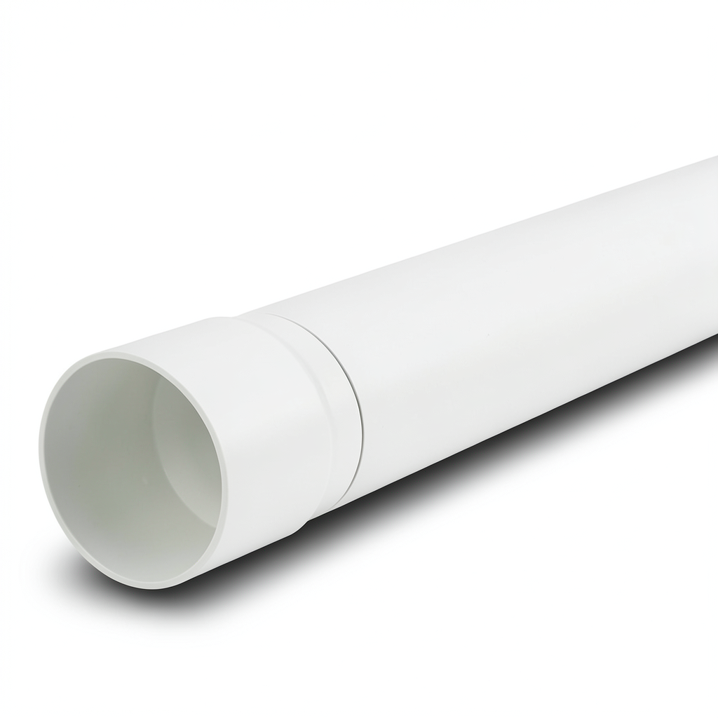 UPVC Plastic Pipe Class 4 Size 75 mm Thickness 4.2 mm White Color