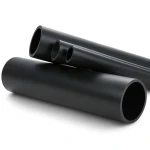 HDPE Plastic Pipe 12.5 Bar Pressure PE 100 Outer Diameter 225 mm SDR 33 Black
