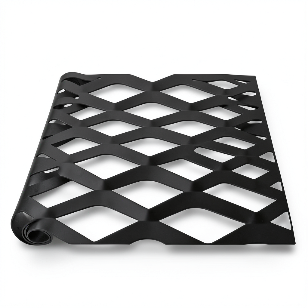 Hot Rolled Black Steel Expanded Metal Mesh Thickness 3 mm Width 1.22 m Length 3 m