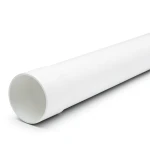 مواسير UPVC كلاس 3 مقاس 125 ملم سماكة 4.1 مم لون أبيض