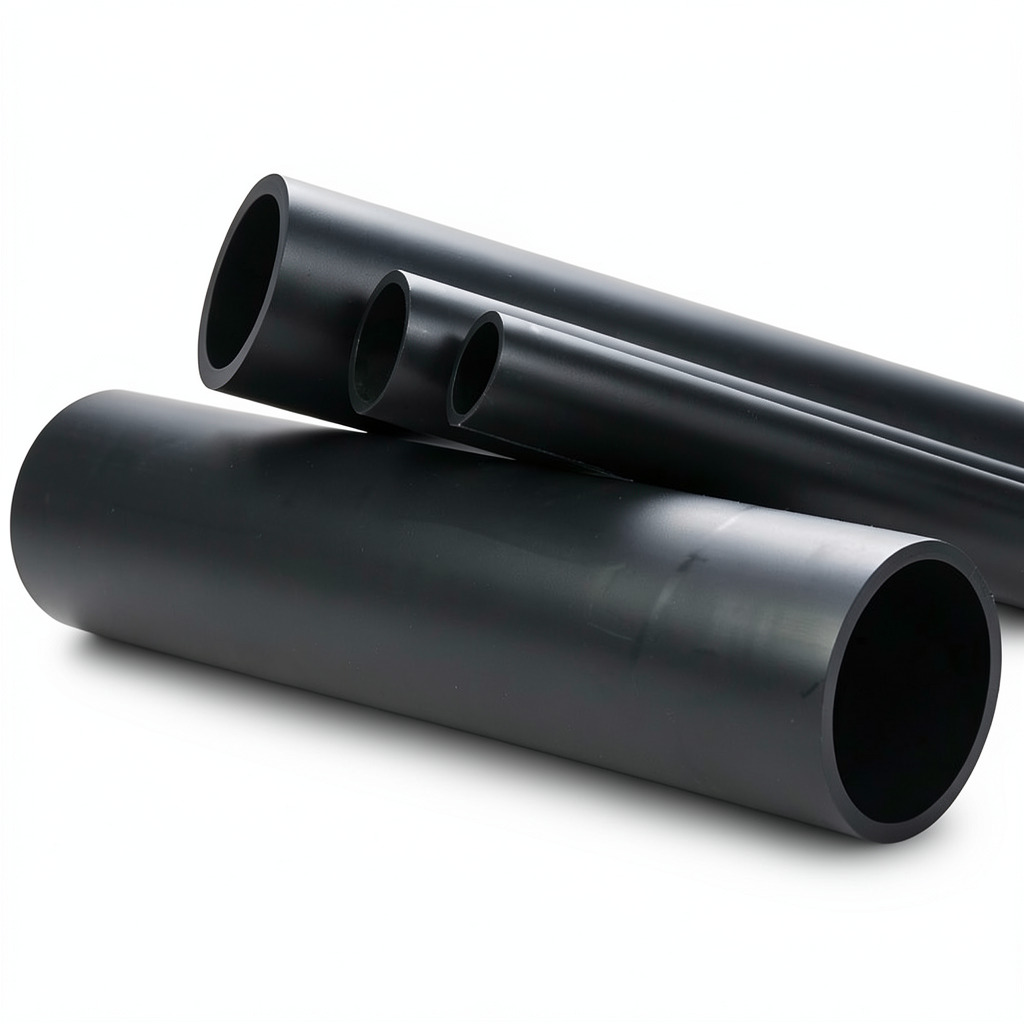HDPE Pipe Nominal Pressure 12.5 Bar PE 100 Outer Diameter 280 mm Thickness 20.6 mm Black