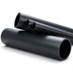 أنابيب بلاستيك HDPE ضغط 12.5 بار PE 100 مقاس 355 mm SDR 33 لون أسود