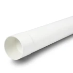 مواسير UPVC ضغط 6 بار مقاس 225 ملم سماكة 7.5 ملم لون أبيض