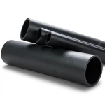 انابيب HDPE ضغط 6.3 بار PE 100 قطر خارجي 200 مم سماكة 7.7 مم SDR 26 لون اسود