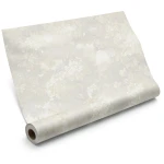 Italian Wallpaper Floral Design Pale Beige, Size 10m x 1.06m